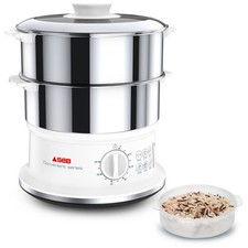 Cuiseur vapeur SEB 2 bols Inox