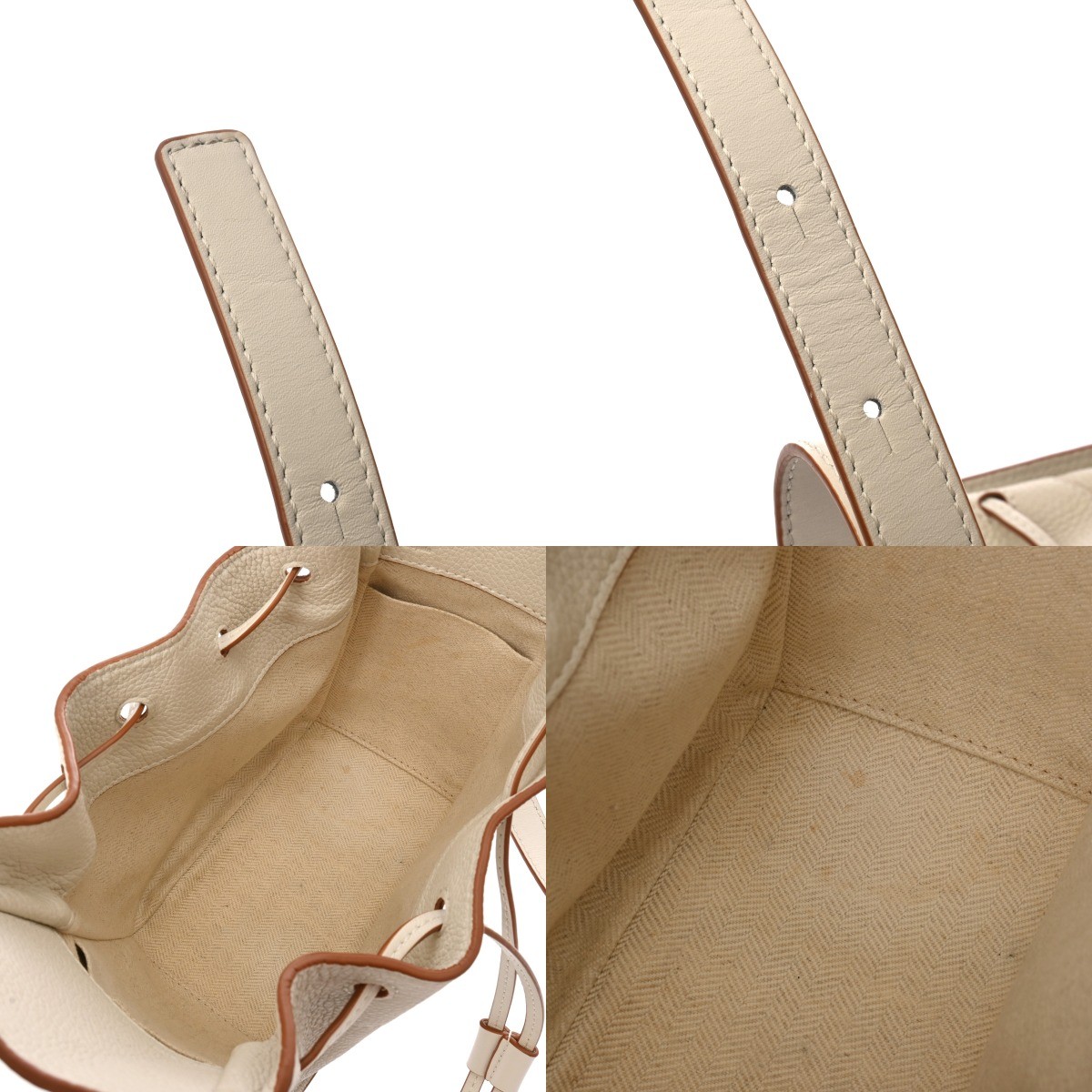 LOEWE mini hammock drawstring bag A538V07X10 Ligh… - image 9