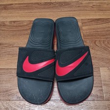 NIKE AIR MAX "Cirro" DC1460002 Black/University Red Slide Sandals Mens SZ 13