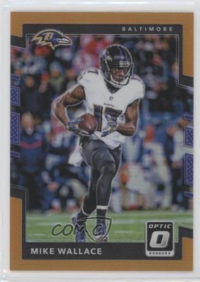 2017 Donruss Optic Orange Prizm 43/199 Mike Wallace #7 fm0