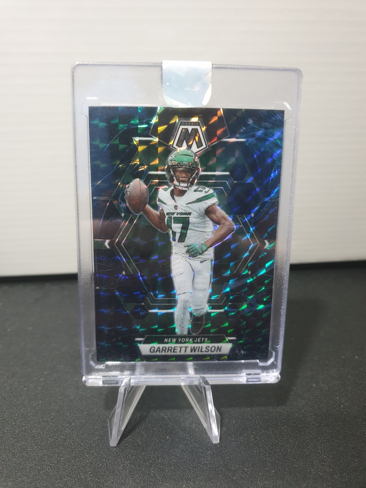 2023 Panini Mosaic - Garrett Wilson #75 Genesis Mosaic Prizm