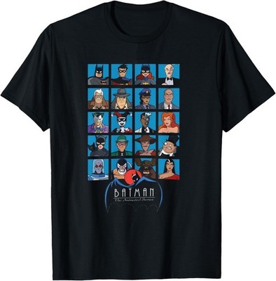 Batman T-Shirt - Animated Series - Harley Quinn, Batgirl, Joker, Bane, Robin