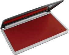 MaxMark Large Premium Crimson RED Ink Stamp Pad - 3.5" x 6.25" - Quality Felt...