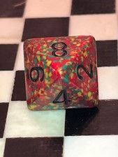 CHX LE135 Chessex D8 Speckled Reggae Rpg Ad&d Dice 041525@