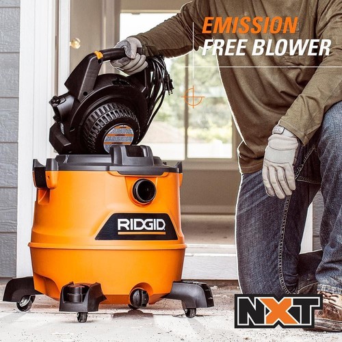 RIDGID Wet/Dry Vacuum 16-Gal 6.5 PeakHP Corded w/Blower, Filter and Locking Hose - Picture 10 of 15
