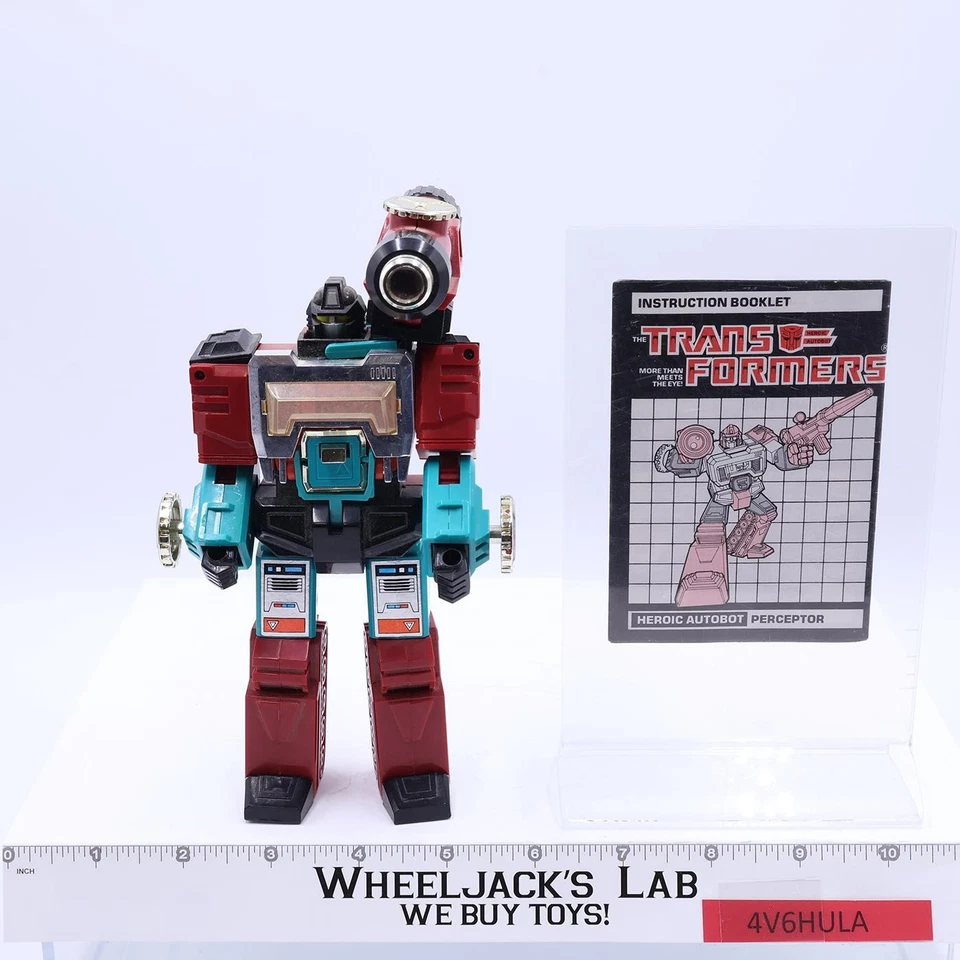 Figura Microscopio Perceptor 100% Completa 1985 Vintage G1 Transformers Foto 3 de 4