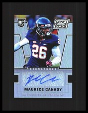 2016 Maurice Canady Rookie Auto Prizm Draft Picks Silver Prizm #223 Ravens