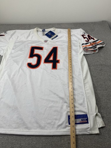 Neu Vintage Rebook Authentic Chicago Bears weiß Brian Urlacher 54 Trikot Gr. 58 - Bild 7 von 11