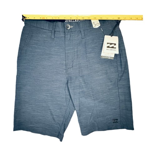 Pantalones Cortos Chinos Híbridos Billabong Crossfire X Slub Para Hombre’s 30 Sumergibles Azul NVY - Imagen 7 de 9