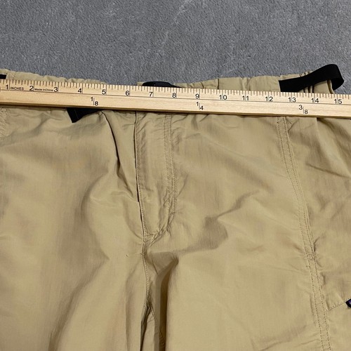 Pantalones Cortos de Senderismo Patagonia Para Hombres Medianos Caqui Ligeros con Cinturón Nylon Exterior - Imagen 3 de 6