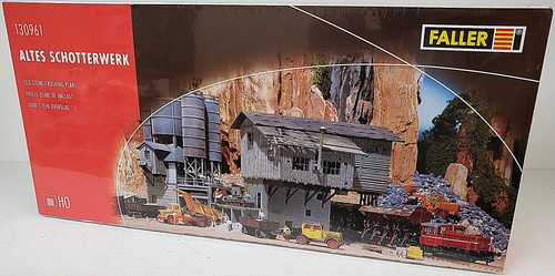KIT FALLER #130961 HO escala 1/87 sin montar planta de trituración de piedra antigua Marklin | Zustand: New