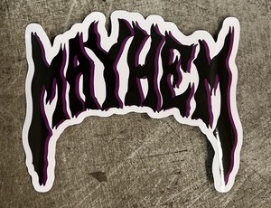 Mayhem Sticker | eBay