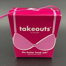 Commando Takeouts Silicone Bra Inserts New in Box Medical Grade One Size