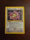 Vintage Pokemon Team Rocket's Meowth Black Star Promo #18 - LP Condition