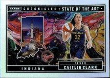 2025 Panini Chronicled State of the Art Caiin Clark Silver Holo Card #86