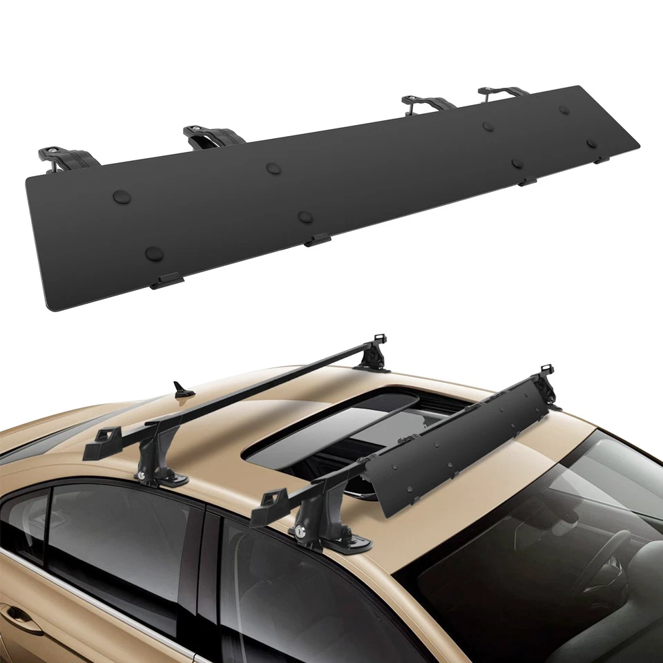 Barras transversales de techo superior 54" portador de carga + carenado de viento para Honda Civic sedán Foto 4 de 4