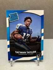 2017 TAYWAN TAYLOR Donruss Rated Rookie Card# 315. rookie card picture