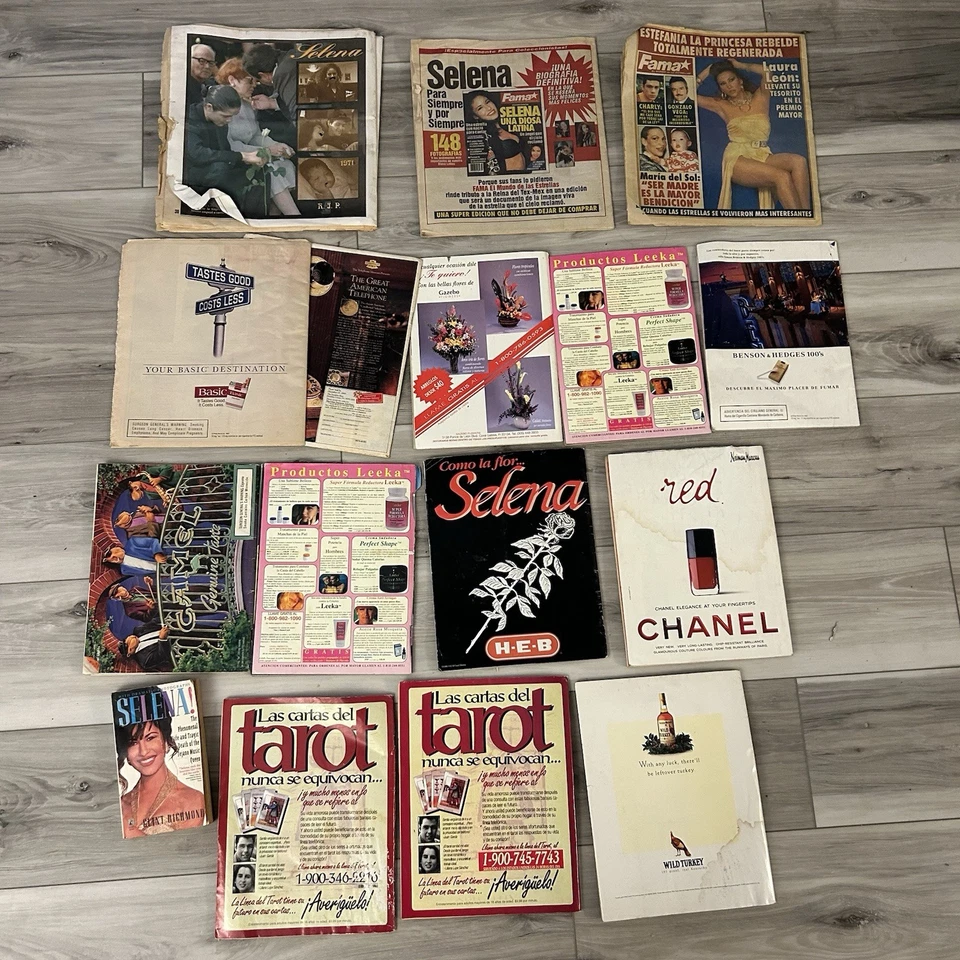 Lote Revista Selena Quintanilla De Colección 1995 Furia People Texas Mensual Enterese Foto 2 de 4