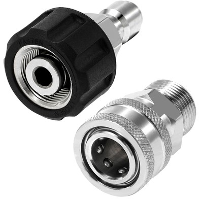 Tool Daily Hochdruckreiniger Adapter Set, Quick Connect Kit, M22 14mm auf M22