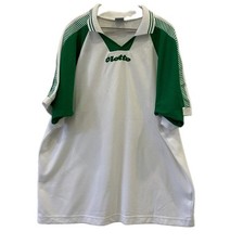 Vintage 90s Lotto Calcio Italia Soccer Jersey White Green Mens XXL Blokecore#241
