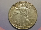 1942 50C Walking Liberty Half Dollar AU Condition Nice Coin