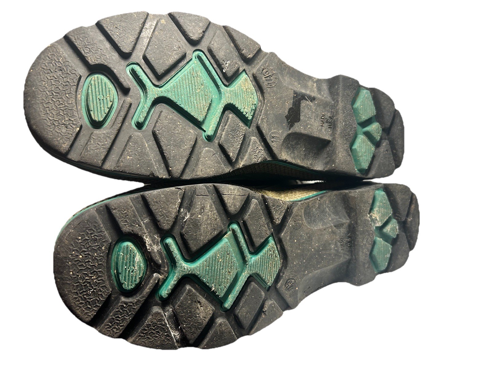 Northerner Rubber Boots Mens Size 11 Green Mud Rain USA Made