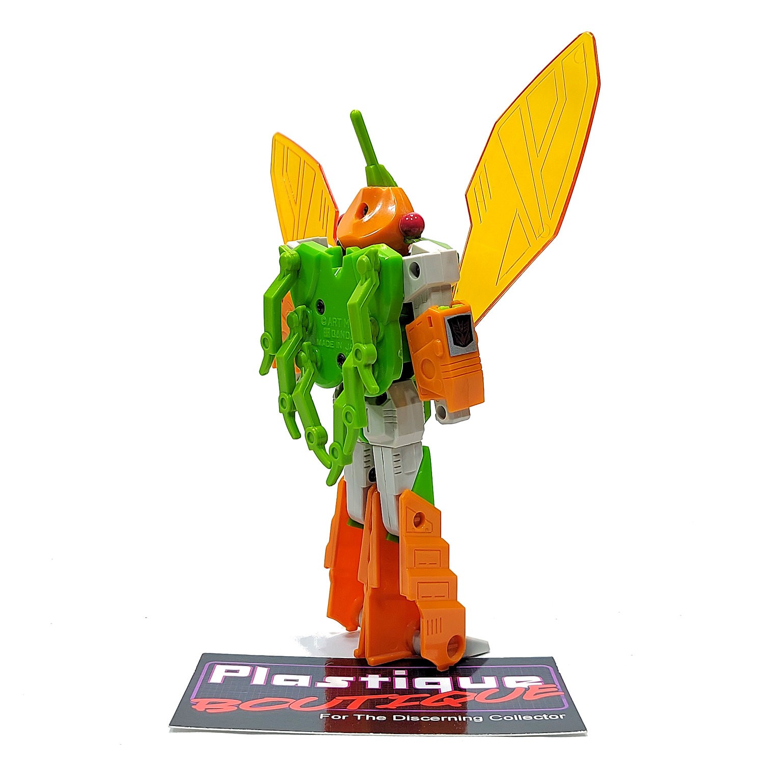 Transformers G1 Venom Deluxe Insecticon COMPLETE AXE GUN STICKER SHEET ACCES...