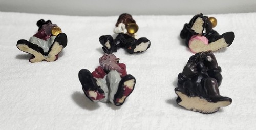 Vintage African American Black Jazz Band Figurines 5 Piece - Picture 22 of 24