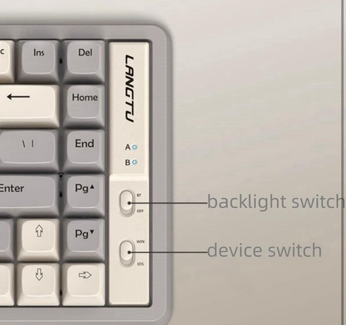 GK 85 Wired Mechanical Keyboard, Hotswap Linear Switch Keyboard RGB Backlits MDA - Picture 8 of 15