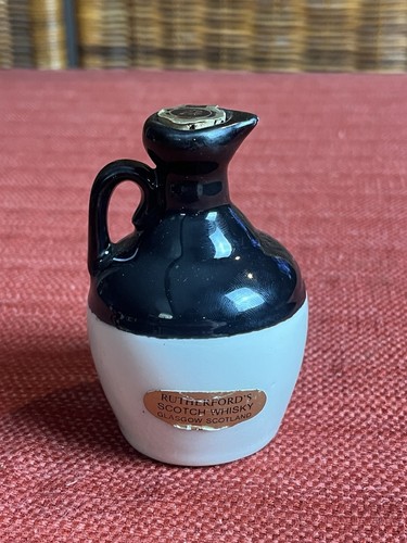 Vintage Rutherford’s Scotch Whiskey Bottle W/ WWII British Supermarine Spitfire - Picture 2 of 9