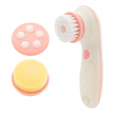 Battery Operated Facial Cleansing Spin Brush Set with 3 Brush Heads