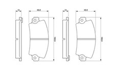 Plaquette de frein Citroen LNA