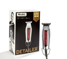 Wahl 5 Star Detailer Trimmer Silver/Red #8081 Fast Ship | Authorized Dealer