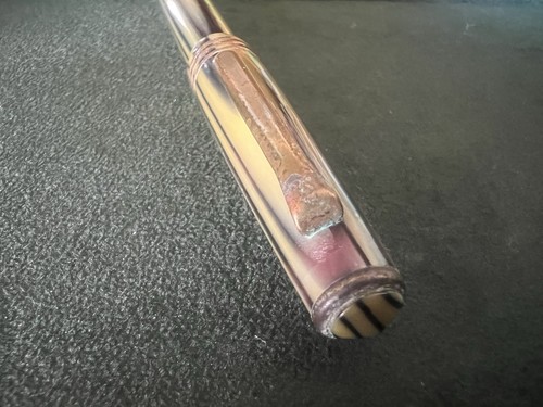 Tibaldi Pen Fountain Pen 50 Celluloid Piston Pen Original Vintage - Picture 10 of 14