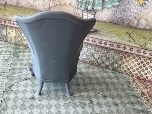 chaise imprimée en 3d maison de poupée alice au pays des merveilles - Photo 4/8