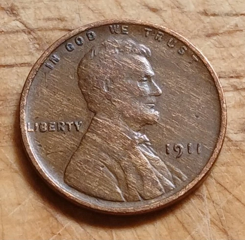 Lincoln Wheat Cent 1911 P VF#6
