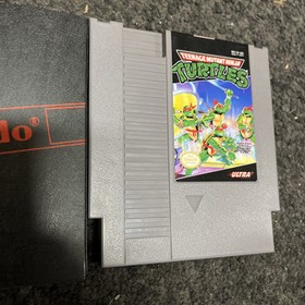 CARTUCCIA VIDEOGIOCO TEENAGE NINJA TURTLES NINTENDO NES e antipolvere