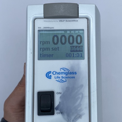 Velp Scientifica Chemglass Life Sciences DLH Overhead Stirrer CG-2024-10 2000rpm - Picture 8 of 9