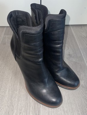 Marco Tozzi Stiefelette Stiefel Schuhe hoher Absatz elegant Gr 40 Top Zustand!