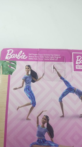 Barbie Made to Move Doll in Blue Yoga Pants GXF06 22 Flexible Joints NIB - Picture 12 of 24