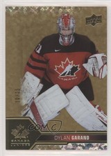 2022 Team Canada Juniors Men's U-20 Gold Dots Foilboard 10/25 Dylan Garand 15k9