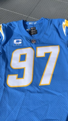 Los Angeles Chargers LA Joey Bosa Team Issued NFL Football Nike Game Jersey - Picture 3 of 5