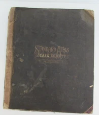 1896 Ogle Cass County Michigan Plat Map Atlas Cassopolis Dowagiac Edwardsburg ++