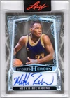 Mitch Richmond 2025 Leaf Sports Heroes BLUE Auto SP 8/9 HOF Encased