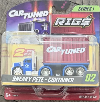 Car Tuned Rigs Series 1 Sneaky Pete Container #02 Blue & Red First Edition