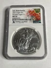 2021 AMERICAN SILVER EAGLE T-1 NGC MS70 7K US STATE SERIES SOUTH CAROLINA