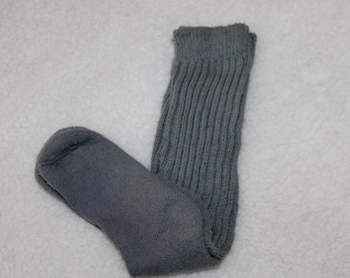 8 Men's Charcoal Slouch to Knee Socks Sz 7-10 Flaws Hooters Long Boot - Picture 7 of 9