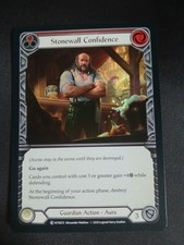 FAB Welcome to Rathe Foil Stonewall Confidence (Red) WTR072 Unlimited