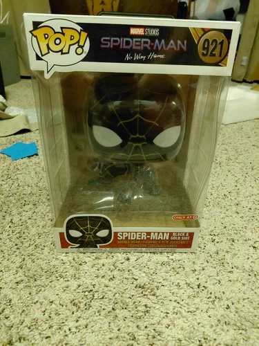 Funko Pop! Spider-Man Black & Gold Suit Target Exclusive No Way Home #921 Vinyl