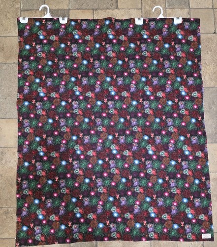 Vintage Handarbeit Patchwork Baumwolle Quilt klein 46" x 38" - Bild 3 von 8